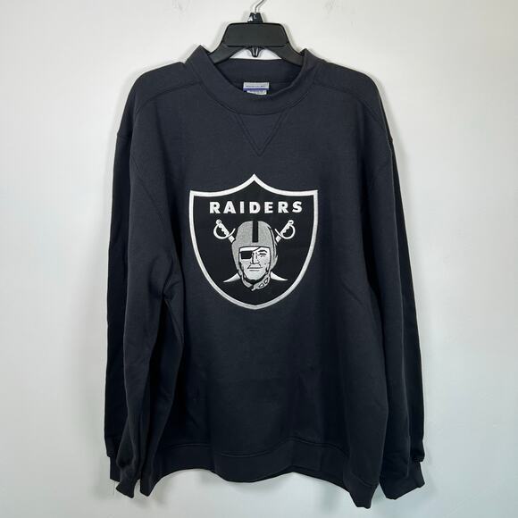 NFL Raiders Reebok Sweatshirt, Size L - Picture 2 of 6